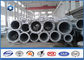 Black Welding Electricity Transmission Line Steel Tubular Poles 25m with 5.0mm Thickness